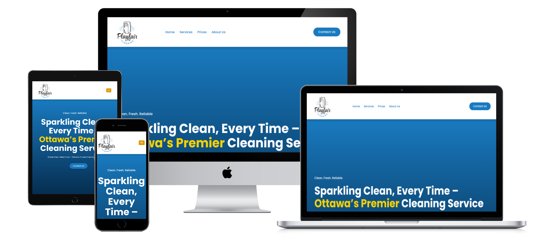 playfaircleaningottawa - Mockup